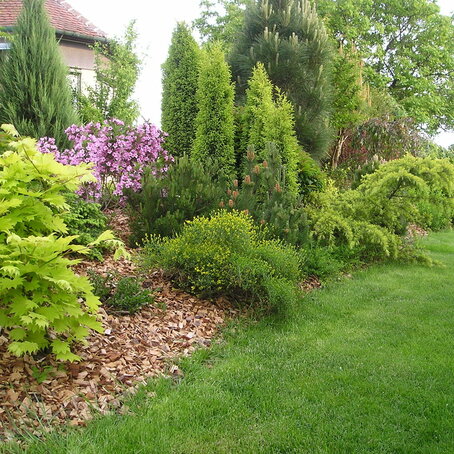 minimalistická záhrada