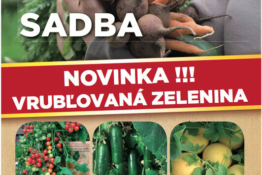 Novinka! Vrubľovaná zelenina